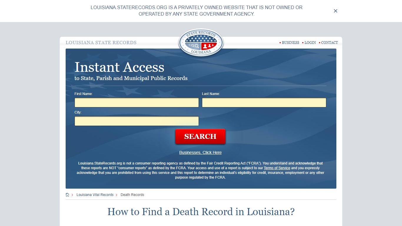 How to Find a Death Record in Louisiana? - State Records